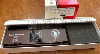 Intermountain HO Kit #40453-05 40’ PS-1 Box Car Great Northern #21956 NOS NY - Image 1 of 4