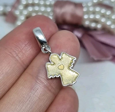 Genuine Pandora Snow Angel Dangle Charm  S925 ALE  💕  R25a  - Image 1 of 4