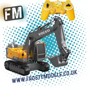 VOLVO - EC160E RC Radio Control Construction Excavator 1/20 - E588-003 - Licence - Picture 1 of 6