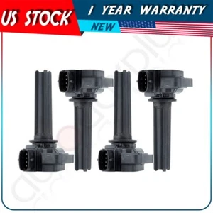 Paquete de 4 bobinas de encendido para 2004-2011 Saab 9-3 2010-2011 9-3X 2,0 L 2003 9-3 sedán - Imagen 1 de 5