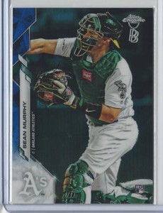 2020 Topps Chrome Ben Baller Edition Sean Murphy Blue Refractor /75 RC Athletics