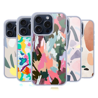 OFFICIAL NINOLA COLORFUL ABSTRACT SOFT GEL CASE FOR APPLE iPHONE PHONES - Image 1 of 4