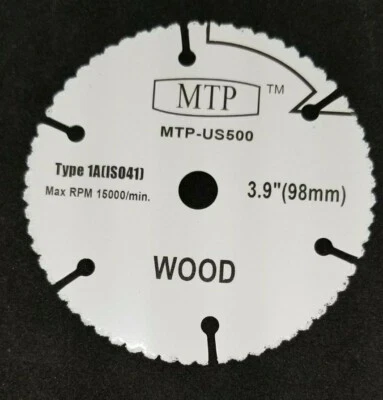 Ultra-Saw 4" Blade Wood/Plastic Carbide Blade Circular For Dremel US500-01 7/16" - Image 1 of 2