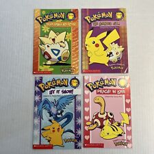 Scholastic Pokemon Chapter & Picture Books  Paperback Kids Novels Lot of 4