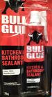 Quality Bull Glue White Kitchen Bathroom Sealant 75G Silicone Mould Mildew Seal