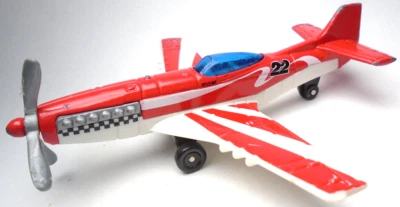 Avión Matchbox Stunt 2007 #22 rojo y blanco avión fundido a presión de 3 7/8" Foto 1 de 4