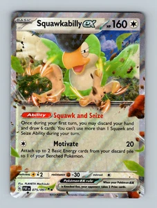 Pokemon TCG - Squawkabilly ex - 075/091 - Double Rare - Paldean Fates - Picture 1 of 2