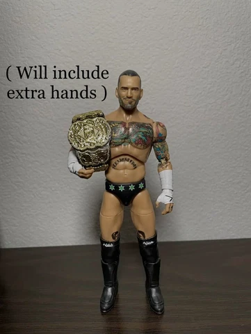 aew unmatched series 4 cm punk Custom Cover