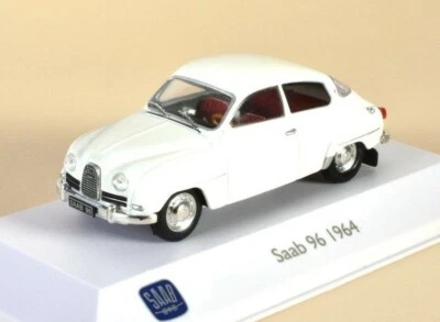 Saab 96 White 1964	3898002 ATLAS 1:43 New in a box! - Image 1 of 2