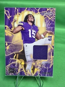 2024 Panini Absolute Football Rookie Force Patch Dallas Turner #RF-DTR (RC) - Picture 1 of 2