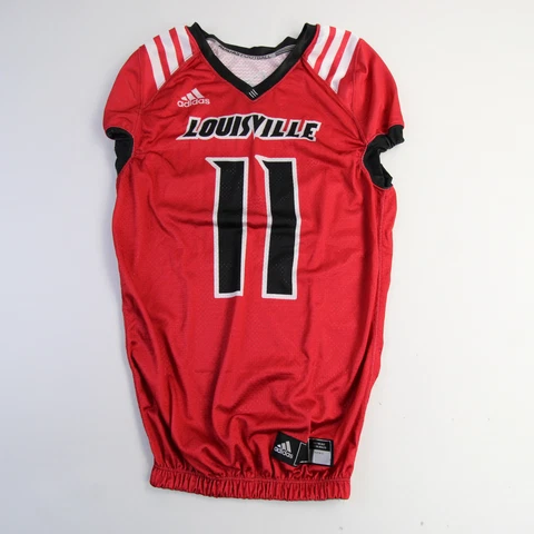 Louisville Cardinals adidas Practice Jersey - Football Men's Red Used Cover