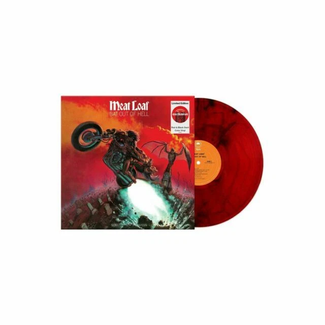 Meat Loaf Bat Out OF Hell (SEE DETAILS) Limited Red Black Swirl Colored Vinyl - Image 1 of 1