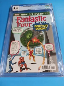 CGC 9.8 MINT~ Fantastic Four #5 ~1ST DR DOOM ~2018 Marvel TRUE BELIEVERS Edition - Picture 1 of 4