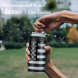 4-In-1 Slim Can Cooler Easy to Hold Insulated Beer Can Holder Double-Walled - Picture 1 of 13
