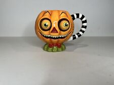 Department 56 Coffee Mug Halloween Pumpkin Jack-O-Lantern Googly Eyes Tea Cup