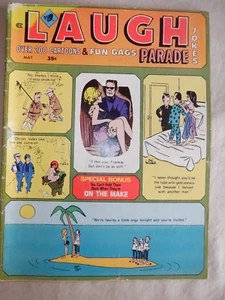 Laugh Parade May 1970 -Risque Adult Cartoons, Gags, Jokes SIGNED BY JIM MOONEY - Picture 1 of 8