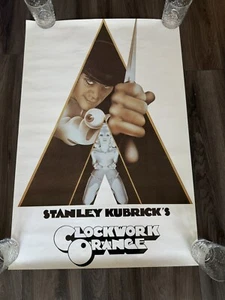 Vintage Original 1971 Clockwork Orange Movie Poster 23x34 - Picture 1 of 4