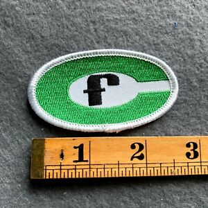 Green C F Logo Embroidered Patch D7