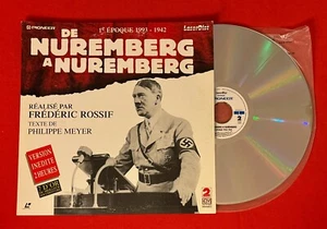 NUREMBERG À NUREMBERG ROSSIF MEYER 1 ÉPOQUE 1993- 1942 TRÈS BON ÉTAT LASERDISC - Afbeelding 1 van 8