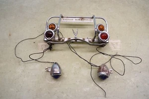 1969 Harley Shovelhead Panhead Fl Flh Duo Electa Glide *2502B Rear Signal Lights - Picture 1 of 12