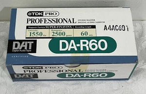 TDK Pro DA-R60 Studio Master DAT Recording Tapes Box Of 10 tapes - Picture 1 of 9