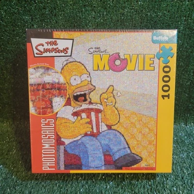 Os Simpsons Filme 1000 Peças Quebra-cabeça Robert Silvers Fotomosaicos Selado de Fábrica - Imagem 1 de 4