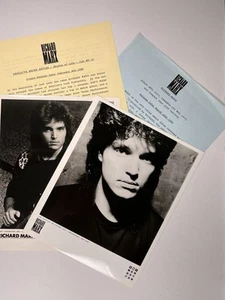 Richard Marx Press Release & Photos X2 Original EMI Promotion March 28th 1988 - Picture 1 of 15
