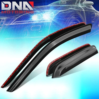 For 2001-2012 Escape Tribute Mariner Window Visors Sun Deflector Rain Guards - Image 1 of 4