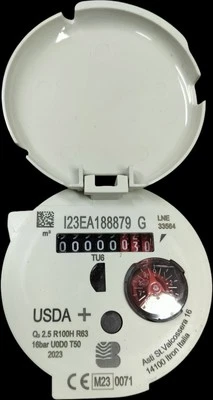 CONTATORE ITRON BOSCO D. 1/2" ACQUA FREDDA A SECCO LETTURA DIRETTA RACCORDI - Immagine 1 di 3