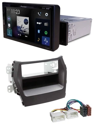 Pioneer DAB MP3 Bluetooth USB Autoradio für Hyundai Santa Fe (ab 2012) - Bild 1 von 4