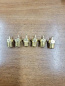 BARRA DE MANGUERA 1/8 X 1/8 MACHO NPT Montaje de latón NPT Rosca Combustible Agua Aire. 5pk SW - Imagen 1 de 3