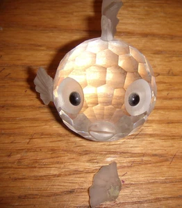 Swarovski Crystal Teddy Bear. puffer fish,turtle & parts for repair sold as is - Picture 1 of 5