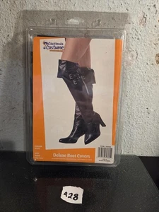 Deluxe Stiefelüberzieher | schwarz - California Kostüm Deluxe - Erwachsenengröße - Bild 1 von 6