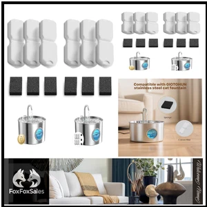 GIOTOHUN Katzenbrunnen Filter | 12er Set | Mehrfachfiltration - Bild 1 von 7