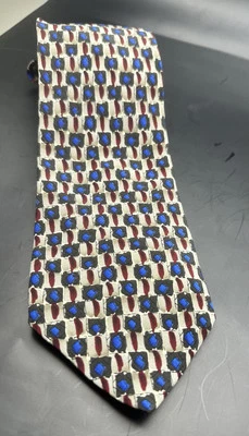 J. Garcia Corbata Arte en el Cuello Corbata Ropa Contenedores Espaciales Colección Usado en Excelente Condición 58”L, 3.75”W Foto 1 de 4