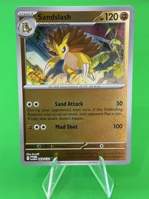 Pokemon Sandslash Mega Evolution Reverse Holo Common 069/132 NM!!! - Image 1 of 3