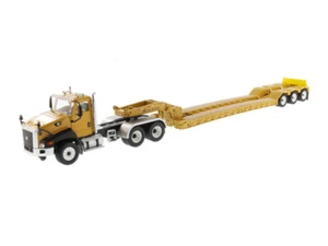 CAT CT660 Day Cab w/ Lowboy Trailer 1:50 Scale Model - Diecast Masters 85503C - Picture 1 of 3