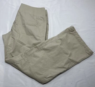 Pantalones Mountain Hardwear para mujer talla 12 (34x30) beige algodón nailon senderismo al aire libre Foto 1 de 4