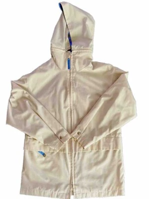 Larry Levine Sport Womens  Jacket Hooded Coat Lined  Beige Size XS READ Descrip - Image 1 of 4