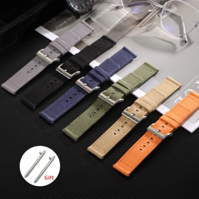 18 мм 20 мм 22 мм холщовый нейлоновый ремешок для часов тканевый ремешок для часов мужской сменный - Изображение 1 из 4