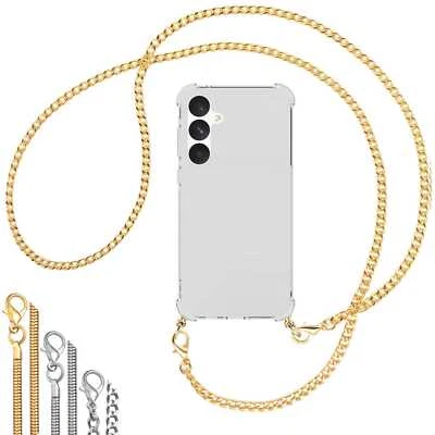 MTB MORE ENERGY Handykette (Metallkette) für Samsung Galaxy A55 5G Umhängehülle mit Band Case