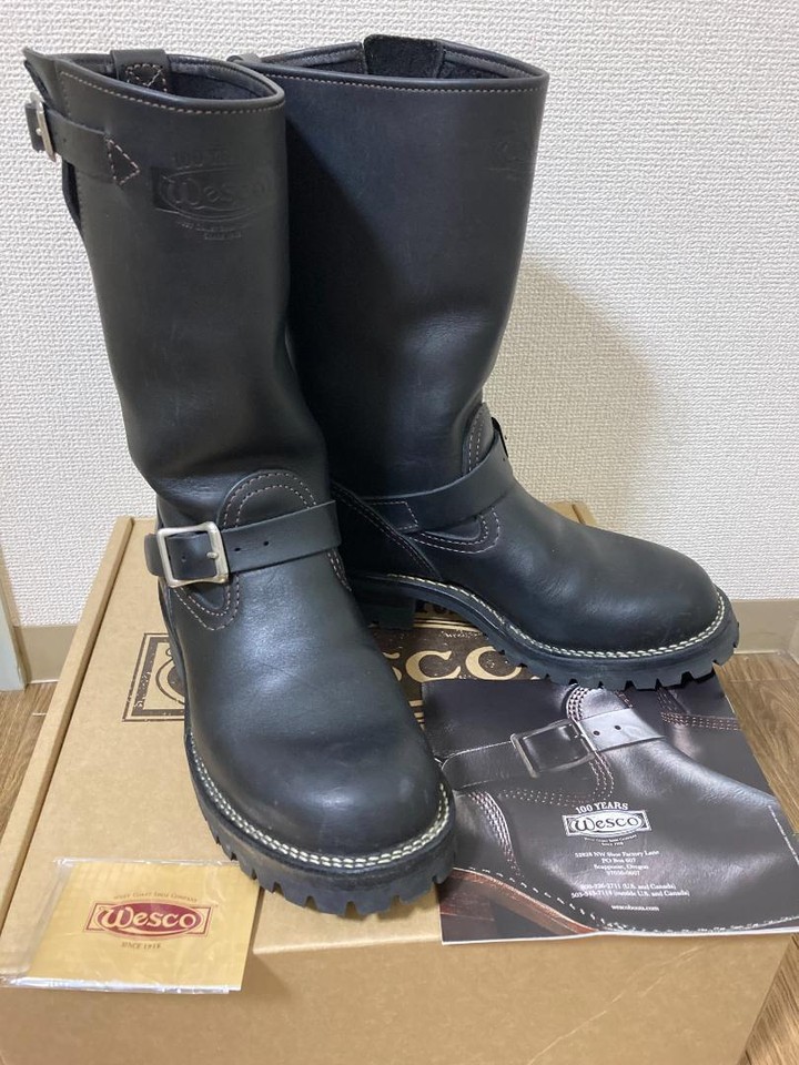 Wesco Boots Boss US7.5D Black | eBay