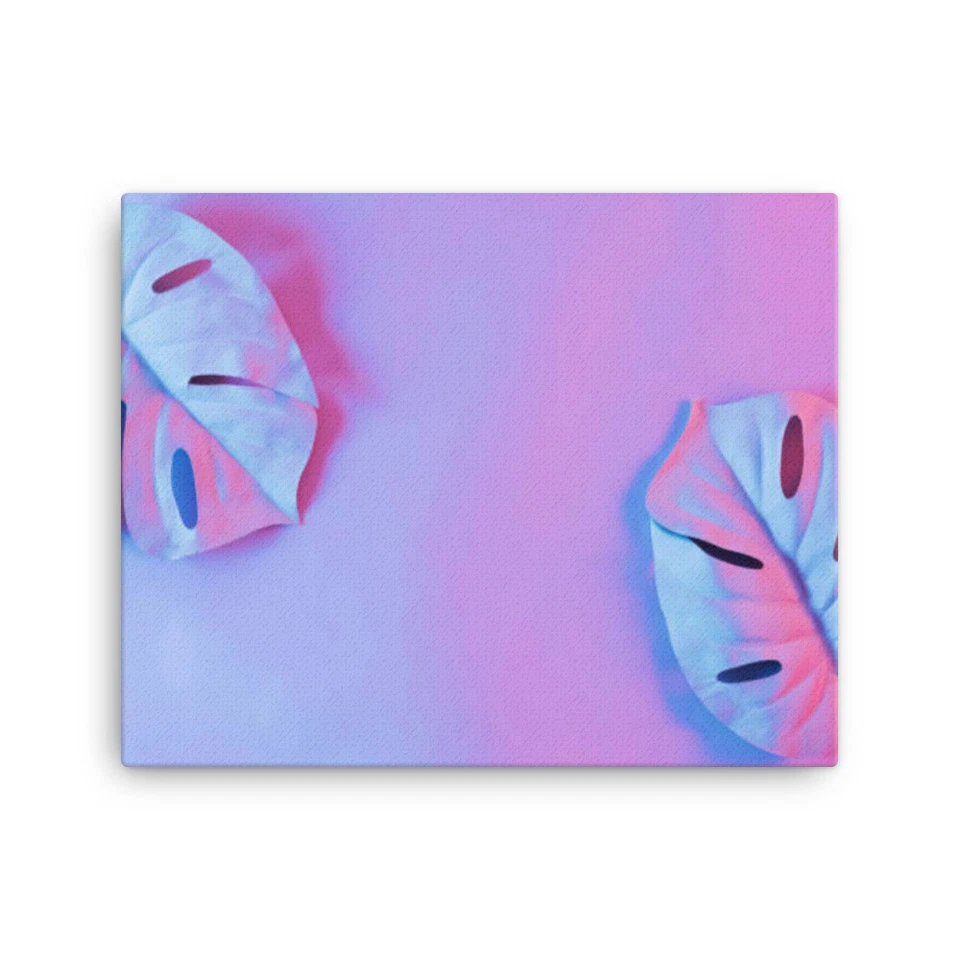 Monstera Sweet Cheese Wall Art Hanging Framed Canvas Home Decor Set 2 Of 3 - Image 1 of 1