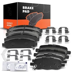 Pastillas de freno delanteras y traseras de cerámica para Toyota Venza 2009 2010-2016 L4 2,7 L V6 3,5 L - Imagen 1 de 8
