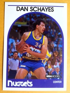 1989 NBA PROPERTIES / DAN SCHAYES / NUGGETS BASKETBALL #82 - Picture 1 of 2