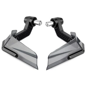 2Pcs Motorcycle Hand Guard Protector Accessories Aluminum Alloy Windproof Black - Foto 1 di 12
