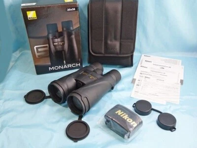 NIKON Binoculars Monarch 5 20x56 Dach Prism Fog-Free Waterproof Mona5 - Image 1 of 4