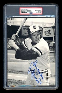 BROOKS ROBINSON SIGNED MINT PHOTO PSA/DNA SLABBED AUTOGRAPHED BALTIMORE ORIOLES - Picture 1 of 1