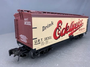 O Scale Atlas Master 6705-1 Edelweiss 40’ Woodside Reefer #18301 3-Rail O1094/LZ - Picture 1 of 8