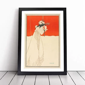 Isolde By Aubrey Beardsley Wall Art Print Framed Canvas Picture Poster Decor - Picture 1 of 9